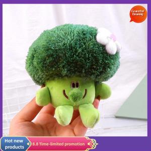 Graceful Cute Vegetable Broccoli Plush Stuffed Doll Cauliflower Soft Plush Toy Couple Keychain Bag Pendant Kid Gift
