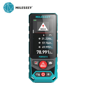 Mileseey Smart Outdoor Laser Distance Meter with Camera  P9 mOS 5.0 Processing system 200M Max 984Ft with 3.0 Inch IPS Colorful LCD Display Viewfinder P2P Bluetooth(support wireless charging)