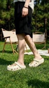 [Free Shipping] 2026 New Summer Outdoor Non-Slip Casual Beach Eva Closed-Toe Slippers For Men Thick-Soled Black Clogs For Women