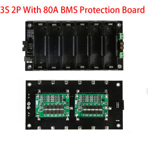 3S 12.6V 11.1V 40A 80A  21700 Battery Pack 3 Series Solderless Battery Pack 12V Battery Pack Protection Board BMS 3S 21700 Battery Packs Powr Wall Power Bank DIY Case Storage Box 40A 80A Balancer Charging Board For UPS/E-bike Uninterruptible Power Supply