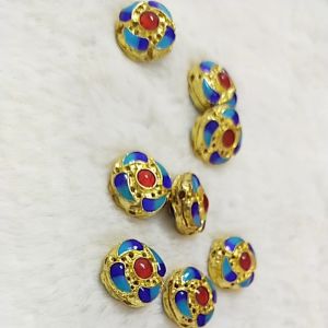 Charm Nepal làm vòng đẹp bông hoa luân hồi