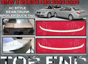 BMW E60 M5 M SPORT 5SERIES 4 DOOR AC STYLE REAR SPOILER TRUNK SPOILER BOOT MATERIAL ABS