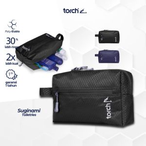 TORCH Suginami Pouch Alat Mandi Kosmetik Tulis Souvenir Anti Air - Packing Organizer Toiletries