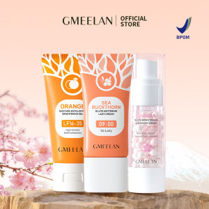GMEELAN 3PCS Set Gel Pengelupasan 1 Menit 50g + Krim Siang Pemutih 30g + Krim Esensi Pemutih Di Bawah Ketiak 30g / NASA Shoop 15863