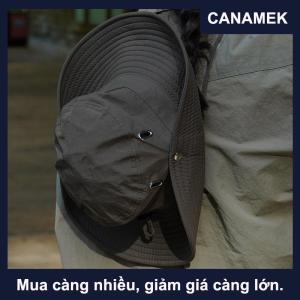 【CANAMEK】 Chất Lượng Cao Mặt Trời Bảo Vệ Xô Mũ Rộng Vành Mũ Với Có Thể Điều Chỉnh Dây Kéo Xô Mũ