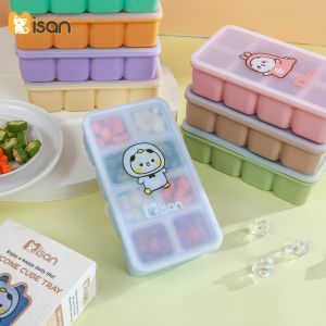 Khay trữ Silicol Misan 8 ngăn hình thú mã mới kèm nắp trong chống tràn Bebi123shop