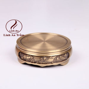 LƯ XÔNG TRẦM HƯƠNG - ĐỒNG ĐÚC NGUYÊN KHỐI CAO CẤP CHẠM KHẮC TINH XẢO