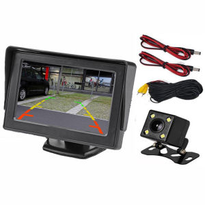 7นิ้ว LCD จอมอนิเตอร์ติดรถยนต์พร้อมกล้องมองหลัง HD Camera ติดคอนโซลหรือกระจกได้ จอตั้งโต๊ะ เป็นแบบตั้ง