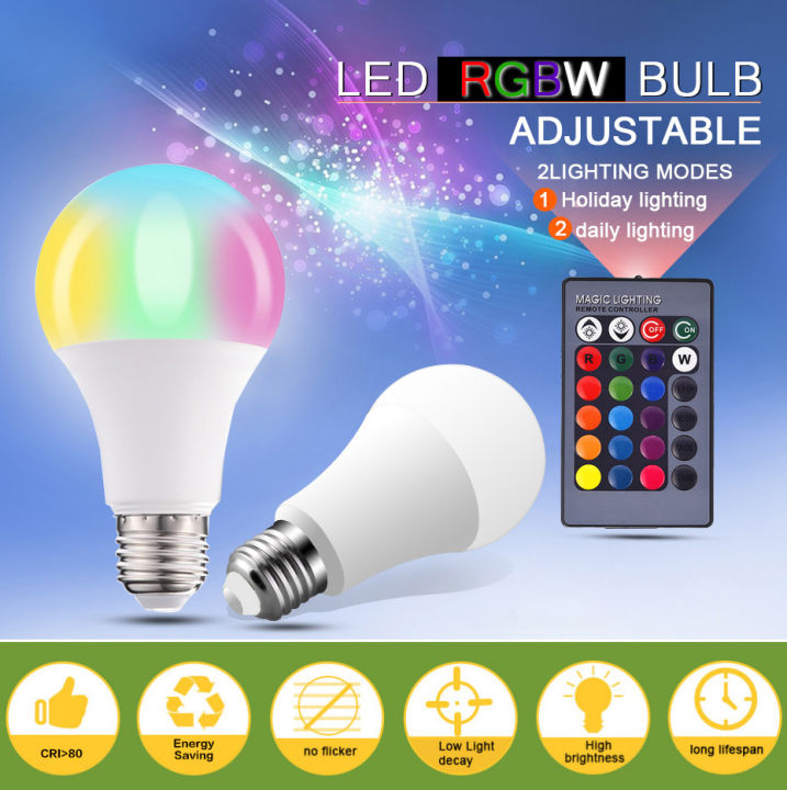 หลอดไฟ led, หลอดไฟรีโมท, หลอดไฟ LED, หลอดไฟสี RGB หลากสี, หลอดไฟบลูทูธ ...