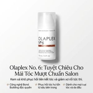 Kem Xả Khô OLAPLEX No.6 Bond Smoother 100ml Giúp Tóc Suôn Mượt Hạn Chế Xơ Rối Dễ Chải Và Tạo Kiểu