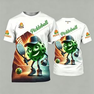 2026 Pickleball Graphic Sports T-shirts For Men Summer Casual Short Sleeve 3D Printed Sports T-shirts Trend Outdoor Fitness Tees