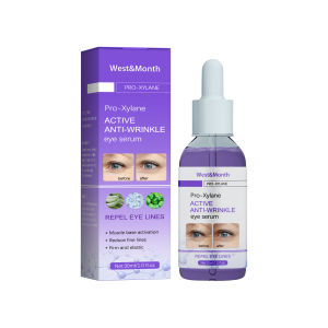 West Month Active Anti-Wrinkle Eye Cream Fades Fine Lines Dark Circles Eye Serum Remove Eye Bags Puffiness Anti-Aging Firmness Eye Care Skin Care Repair Wrinkles Anti Dark Circle Eye Bags Eye Care Tool