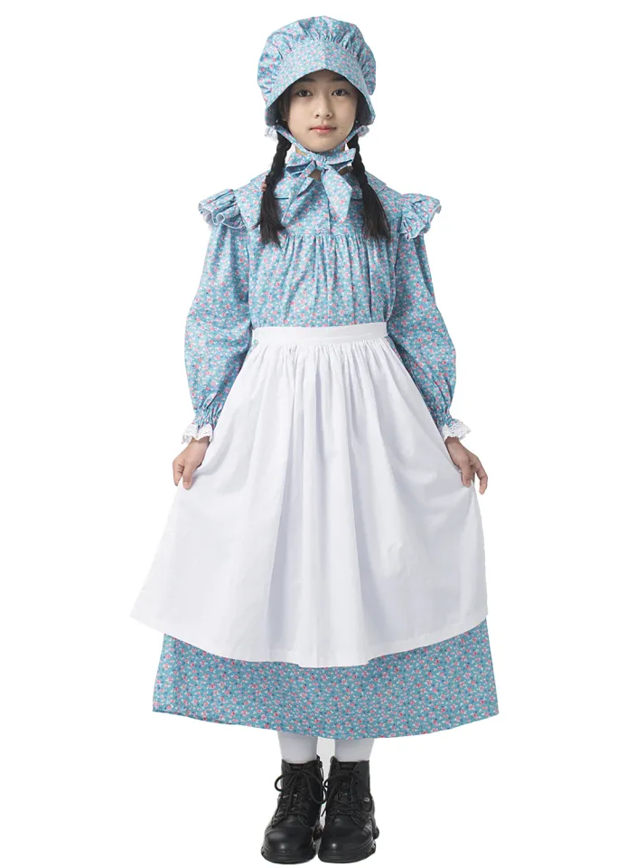 Colonial Village Girl Child Costume 