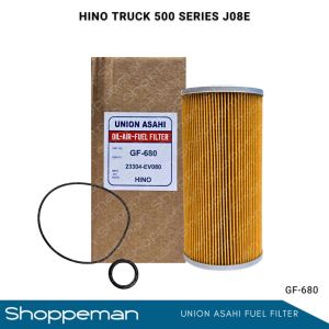 UNION ASAHI HINO TRUCK 500 SERIES J08E FUEL FILTER GF-680 23304-EV080