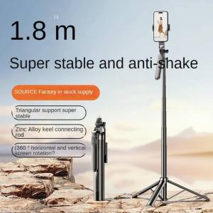 ✅100% Original AMZ 360° Portable Wireless Bluetooth Selfie Stick Tripod Foldable Phone Holder Stand LED Light