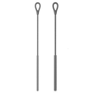 2Pcs Silicones Baby Bottle Scrubber Set With Antislip Long Handle And Bendable Steel Core Reusable Straw Cleaning Brush