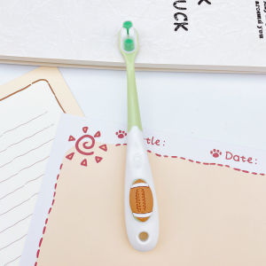 Children Toothbrush Soft Bristles Premium Sports Elements Ten Thousand Hair Brush Football Basketball Cartoon Toothbrush 6 to 12 Years Old
