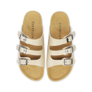 Rubyshop.id - Sandal Gesper Wanita - Sandal Flat Cewek Kasual - Sandal Slide Selop Ruby19