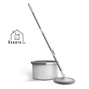 Separate Dirty and Clean Water 360° Spinning Mop and Bucket with EXTRA MICROFIBER PAD