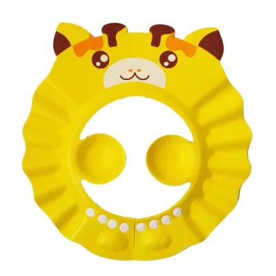 SG seller🎀Baby Shower Cap Shampoo Cap Bath Visor Hat Kids Hair Washing Shampoo Shield Adjustable Waterproof Bath Shield
