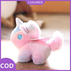 CANAMEK✨ Đáng yêu Gradient Pony sang trọng Keychain phim hoạt hình đầy màu sắc mơ mộng Pony búp bê sinh viên Ba lô Mặt dây chuyền chủ chìa khóa quà tặng