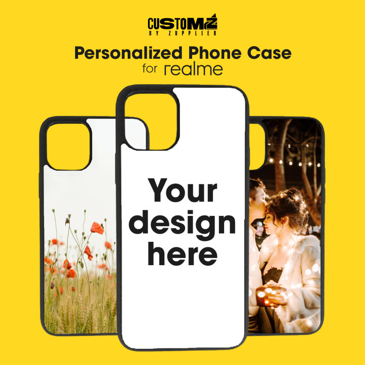 Customized Personalized Printed Phone Case Send Own Print Design Metal Back  Glossy Finish Soft TPU Case Lazada PH