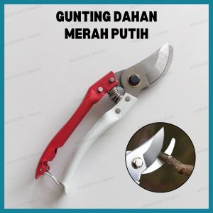 Gunting Dahan Ranting Kayu Bengkok Potong Bunga Full Besi Pruning Shears