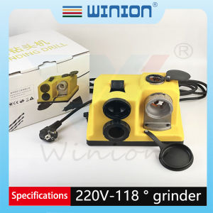 WINION เครื่องกลึงหัวเจาะ118องศาสามารถลบมุมเครื่องจานเจียรเพชรคุณภาพสูงเครื่องมือหัวเจาะแบบฟอยล์ปลั๊กมาตรฐานเยอรมัน