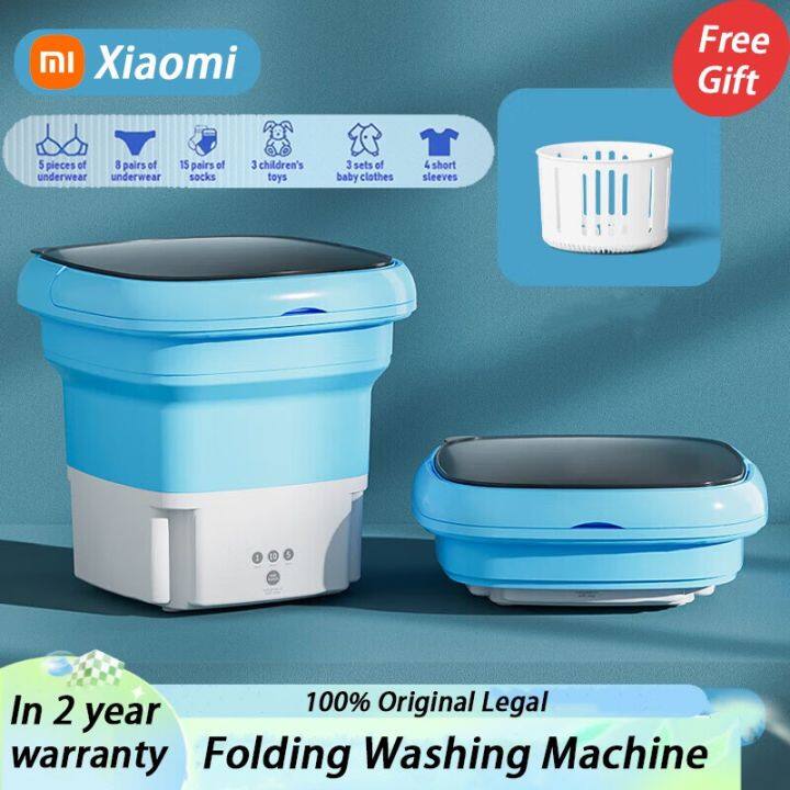 8L Foldable Washing Machine Portable for Underwear Automatic