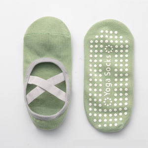 ถุงเท้าพิลาทิส ถุงเท้าโยคะ การออกแบบสายรัดข้าม ฐานกันลื่น สะดวกสบายและระบายอากาศได้ดี