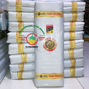 Kain kafan / mori / Kapan Jenazah lembut putih Lebar 155 cm 1 Gulung Lion