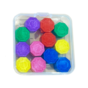 Traditional Korean Gonggi Game 12pcs Set Stone Catching Classical Hand Eye Coordination Training Toy