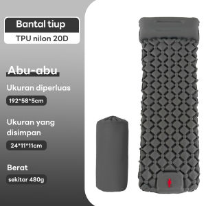 [COD] Kasur Angin Kasur Tiup Tebel Inflatable Air Bed Mat Sleeping Pad Berkemah Tempat Tidur Terbuka Yang Bisa Didorong