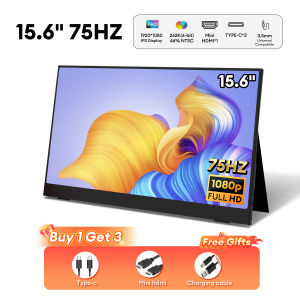 EXPOSE Portable Monitor for Laptop Extender 1920*1080P FHD IPS With Built-in Stand USB-C HDMI External Second Screen For Mac Phone PS4/5 Xbox