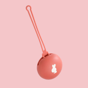 HamshMoc Portable Baby Pacifier Storage Bag Baby Stroller Lanyard Silicone Pacifier Storage Box Mummy Bag Pendant Food Grade Pacifier Case Baby Nursing Accessories