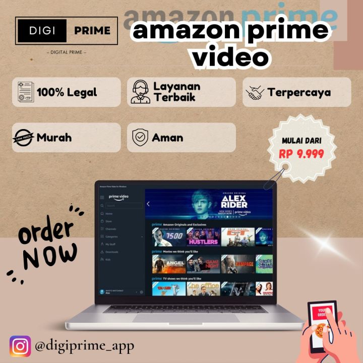 AMAZON PRIME VIDEO PREMIUM 1 BULAN