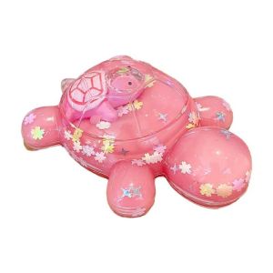 FOUNDTWO Cát chảy lung linh Đồ chơi rùa hoạt hình Dễ thương Sáng tạo Tượng Rùa Cát Lỏng Búp Bê Rùa Mini Đồ trang trí hình con rùa nhỏ Đồ trang trí bàn làm việc