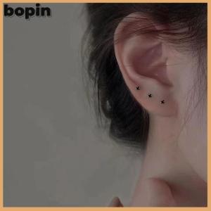 Bopin 1Pair Fashion Trendy Mini Zircon Stud Earrings For Women Girls Daily Geometry Small Earrings Ear Bone Nail Jewelry Accessories