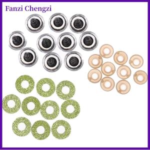 Fanzi 10Sets 16MM Stuffed Toys Glitter Safety Eyes Nonwovens Washer Clear Doll Eyes