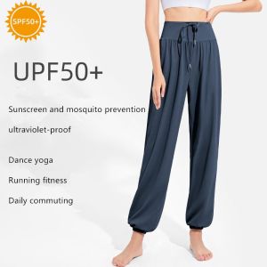 Superflower cảm giác mát mẻ UV bảo vệ lỏng thường quần dài có túi cho phụ nữ thoáng khí chống UV ngoài trời