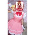 2023 HOT Cardcaptor Sakura Cosplay Lolita Maid Dress Sakura Card Captain Sakura Kinomoto Cosplay Halloween Party Japan Uniform An. All rights reserved.. 