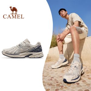 Camel Mens Breathable Retro Running Shoes Male Shock Absorption Jogging Shoes