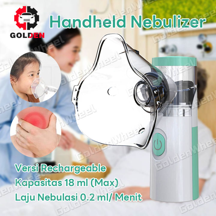 Alat Terapi Uap Pernapasan Nebulizer Portable Asma Uap Sesak Nafas ...