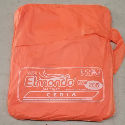 Jas Hujan Dewasa Ponco Celana CERIA 205 ELMONDO Poncho Lengan Baju Celana Mantel Baru Jas Hujan Murah Praktis Warna Cerah