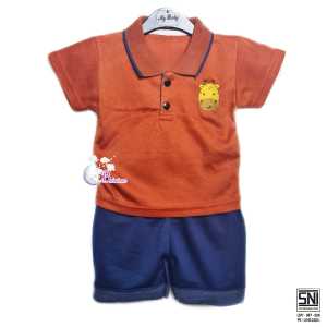 BOBOBAM BAJU BAYI LAKI LAKI SETELAN ANAK COWO LUCU STELAN COWOK 6 12 BULAN KEREN TRENDY KEKINIAN KERAH WANGKI JERAPAH