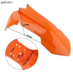 SHPYHT✨ Universal Motorcycle Front Fender Mudguard For KTM 65 SX EXC XC SXF XCW EXCF 2018 Plastic Plate Motocross Modified Parts