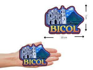 Travel BICOL Stunning magnets. Beautiful Art Lasting Memories Souvenir