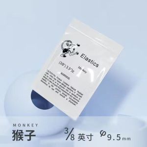 NICEDEN 5000Pcs/Box Dental Orthod ontic Rubber Bands Latex ZOO Pack Elastics Ties 1/8 3/16 1/4 5/16 3/8 Ligation O-Ring Rubber Bands Force 3.5OZ Dentist Material