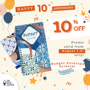 IHL 12 pcs Budget Envelopes with Stickers