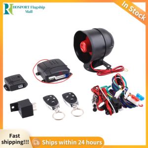 2 Remote Keyless Entry Car Alarm System with Programmable Features for Enhanced Protection